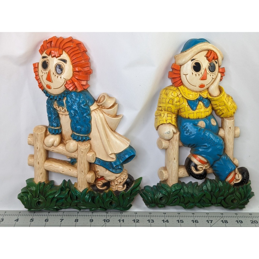 Styroco Raggedy Ann Andy‎ Wall Hangings Lot